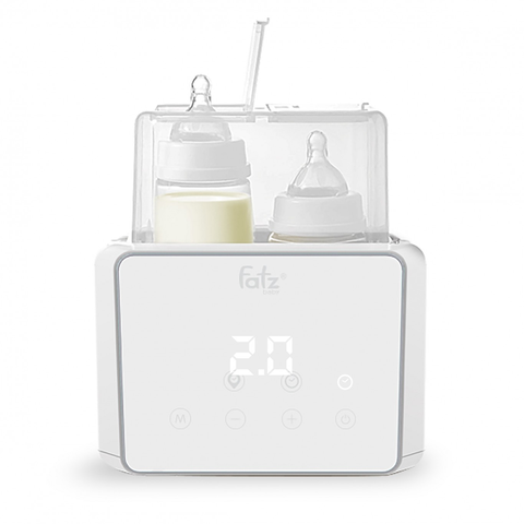 Fatz Máy hâm sữa và tiệt trùng điện tử hai bình cổ rộng Duo 3