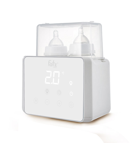Fatz Máy hâm sữa và tiệt trùng điện tử hai bình cổ rộng Duo 3