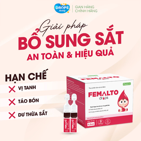Femalto drops dạng ống 0.5ml