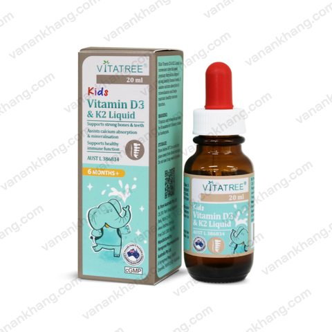 Vitatree Kids Vitamin D3K2 Liquid 20ml
