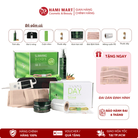 Combo Bộ Ủ Nóng Cải Tiến + Bô Định Hình Slimming Day Collagen