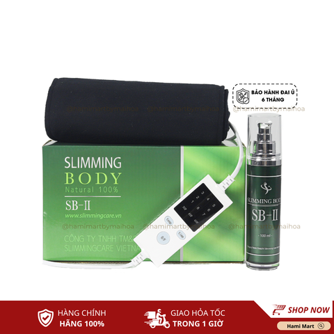 Bộ Ủ Nóng Tan Mỡ Slimming Body SB2 Bản Đai Điện Cải Tiến - Bảo hành đai 6 tháng
