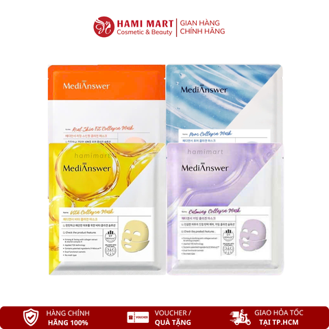 [1 miếng] Mặt Nạ Thạch Collagen MediAnswer
