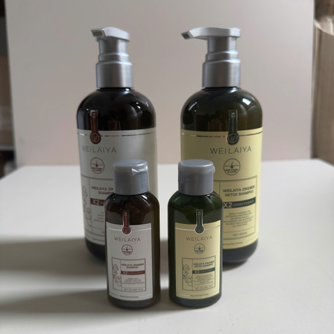 [Mini Size] Dầu Gội Gừng Hỗ Trợ Mọc Tóc Weilaiya 55ml