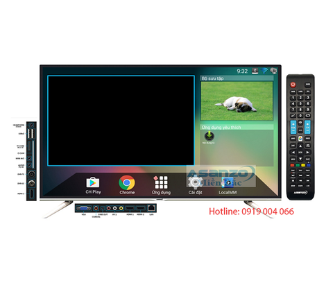 Tivi Smart Asanzo 32VS6 điều khiển bằng giọng nói - 32inch