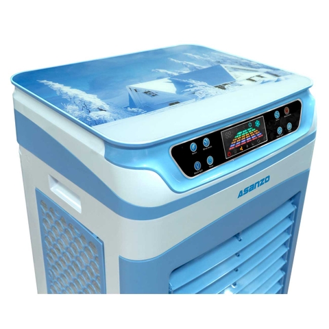 Máy làm mát không khí Asanzo model A-6500 NEW 2020 (Mặt kính 3D)