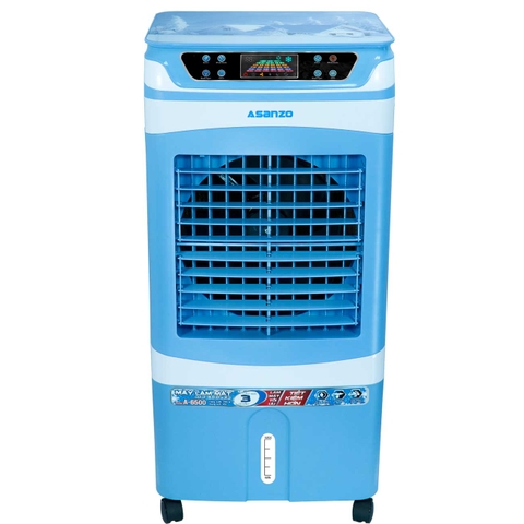 Máy làm mát không khí Asanzo model A-6500 NEW 2020 (Mặt kính 3D)