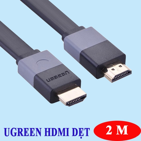 Dây cáp UGREEN HDMI dẹt dài 2 mét
