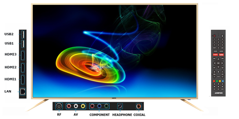 Tivi Smart 4K Asanzo có điều khiển giọng nói model 55US9