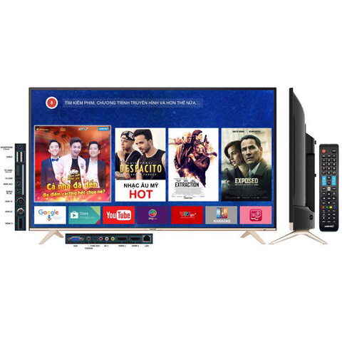 Tivi Smart Asanzo 40inch Điều Khiển Bằng Giọng Nói - 40VS6