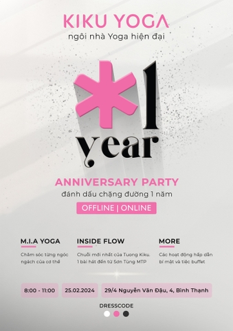 1 YEAR ANNIVERSARY PARTY