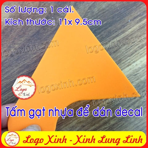 TẤM GẠT NHỰA CHUYÊN DÙNG ĐỂ DÁN DECAL, DÁN FILM STICKER LOGO