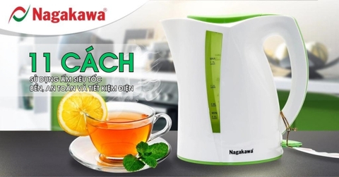 11 cách sử dụng ấm siêu tốc bền, an toàn và tiết kiệm điện