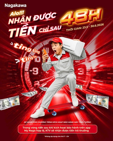 Nagakawa tiên phong trả thưởng 
