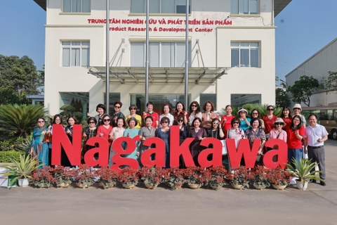 NHÀ MÁY NAGAKAWA HƯNG YÊN TIẾP ĐOÀN ĐẠI BIỂU HIỆP HỘI NỮ DOANH NHÂN TP. HÀ NỘI THAM QUAN VÀ LÀM VIỆC 
