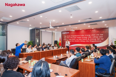 NAGAKAWA TỔ CHỨC THÀNH CÔNG CHUỖI HỘI NGHỊ “TRẠM BẢO HÀNH ỦY QUYỀN NAGA 2026”: CẬP NHẬT CHÍNH SÁCH MỚI - MỞ RỘNG CƠ HỘI TĂNG TRƯỞNG