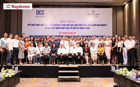 Tập đoàn Nagakawa tham dự hội thảo kết quả thực hiện kế hoạch quản lý loại trừ các chất HCFC của Việt Nam giai đoạn II và các quy định pháp luật về bảo vệ tầng ô-dôn