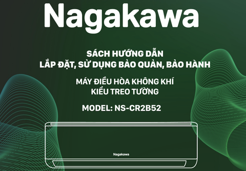 HDSD Điều hoà treo tường Nagakawa model NIS-CR2B52