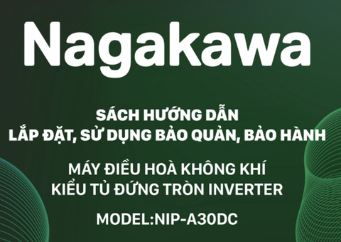 HDSD Điều hoà tủ đứng Nagakawa model NIP-A30DC