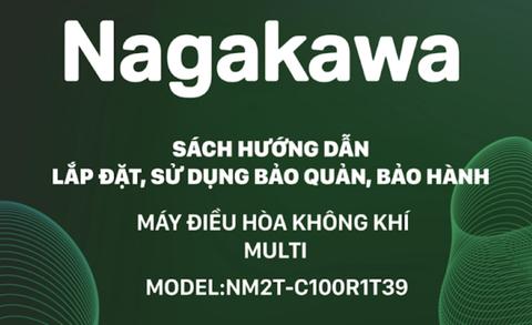 HDSD Điều hoà multi Nagakawa model NM2T-C100R1T39