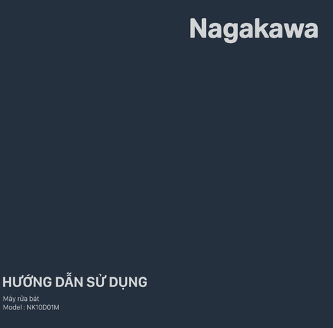 HDSD Máy rửa bát Nagakawa NK10D01M