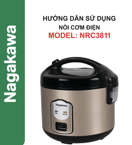 HDSD Nồi cơm điện 1.5L Nagakawa NRC3811