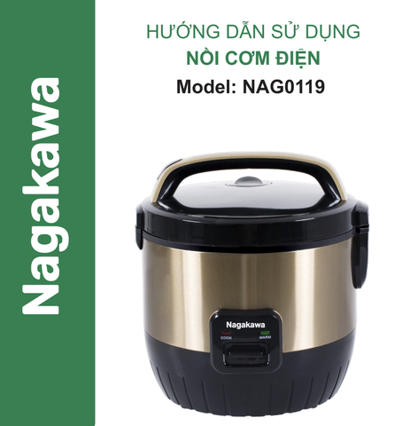 HDSD Nồi cơm điện 1.8L Nagakawa NAG0119