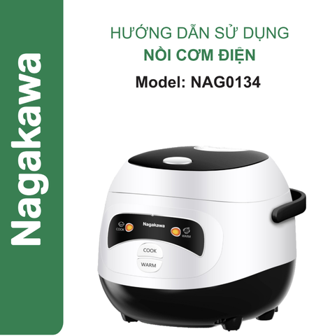 HDSD Nồi cơm điện 1L Nagakawa NAG0134