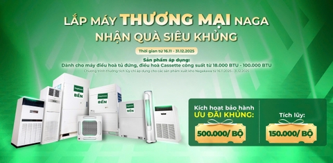 Lắp máy thương mại Naga - Nhận quà siêu khủng