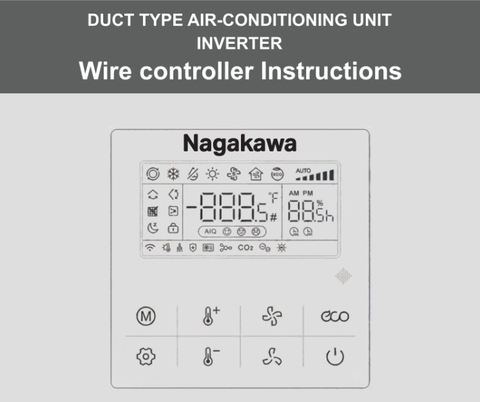 HDSD Điều hòa không khí Nagakawa NIB-A200R1C88