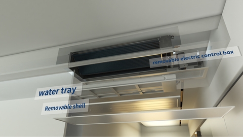 Cấu tạo điều hòa âm trần nối ống gió