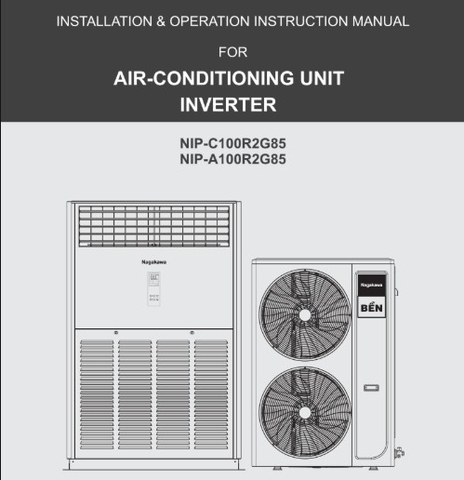 HDSD Điều hòa không khí Nagakawa NIP-C100R2G85