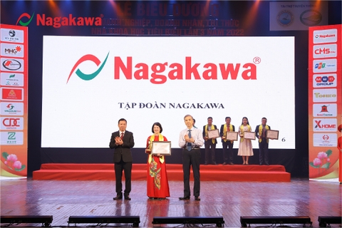 Tập đoàn Nagakawa được vinh danh TOP 10 doanh nghiệp Việt Nam tiêu biểu VietNam award 2022