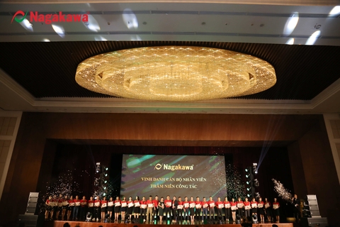 Tập đoàn Nagakawa vinh danh CBNV thâm niên tại lễ kỷ niệm 20 năm thành lập