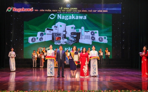 TOP 100 SẢN PHẨM, DỊCH VỤ TỐT NHẤT CHO GIA ĐÌNH VÀ TRẺ EM VINH DANH TẬP ĐOÀN NAGAKAWA