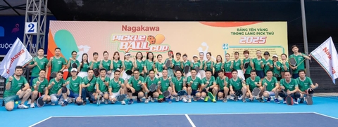 RỰC RỠ CÁC TRẬN CẦU GIẢI NAGAKAWA PICKLEBALL NGÀNH ĐIỆN LẠNH