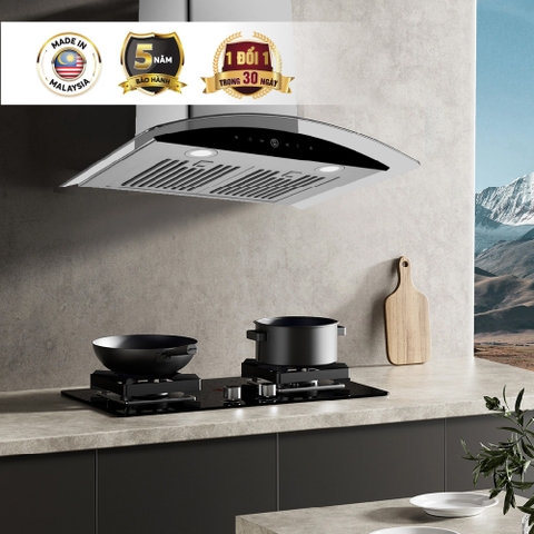 Máy hút mùi kính cong Nagakawa NRH9593 70cm