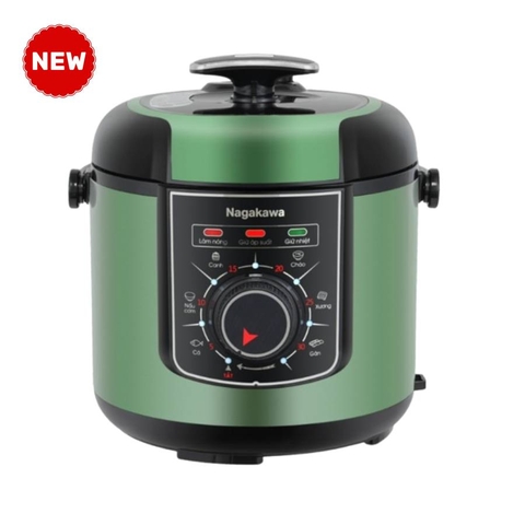 Nồi áp suất điện 6L Inox 304 Nagakawa NEP5369