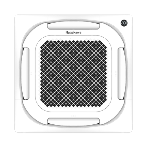 Điều hòa âm trần Cassette Inverter 8 hướng thổi NIT-C28R2U35 28000BTU/h 1 chiều