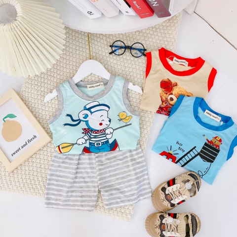 Bộ ba lỗ Minkymon 130cm-170cm