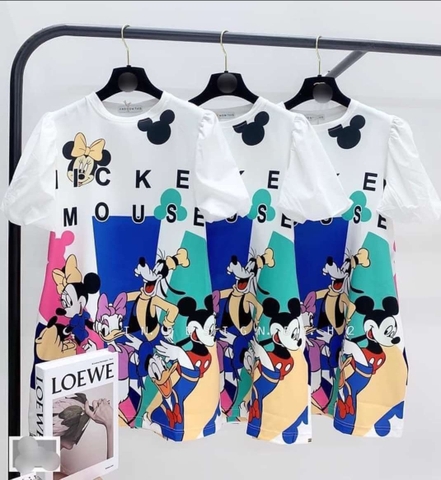 006 Đầm thun in 3D 27kg-37kg