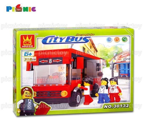 Bộ xếp hình xe buýt đưa rước học sinh ( 318pcs)
