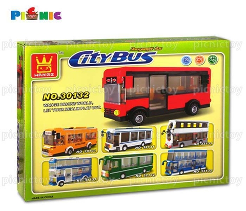 Bộ xếp hình xe buýt đưa rước học sinh ( 318pcs)