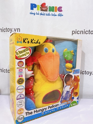 Chú bồ nông tham ăn bằng vải