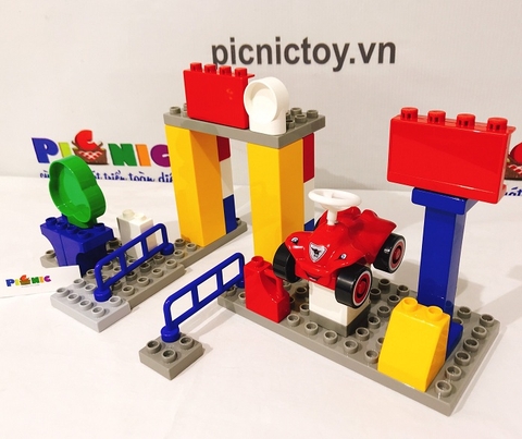 Bộ ráp hình trạm dịch vụ rửa và bảo trì xe Big