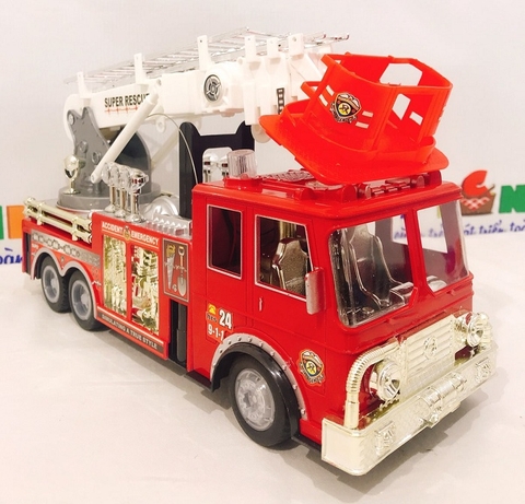 Xe chữa cháy điều khiển từ xa Firetruck với bàn đạp ga