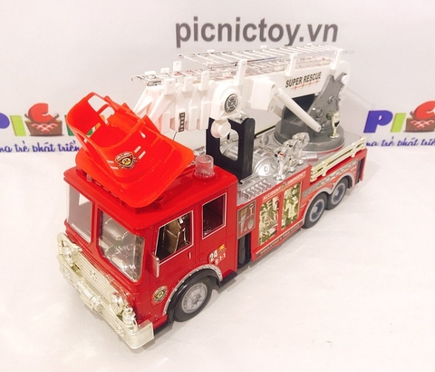 Xe chữa cháy điều khiển từ xa Firetruck với bàn đạp ga