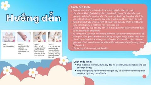 CÁCH ĐEO VÀ THÁO KÍNH ÁP TRÒNG