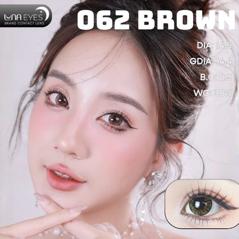 (Luna Eyes) 062 BROWN - size to