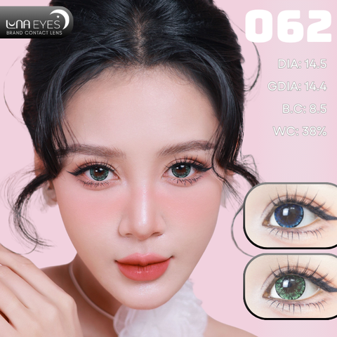 (Luna Eyes) 062 GREEN - size to